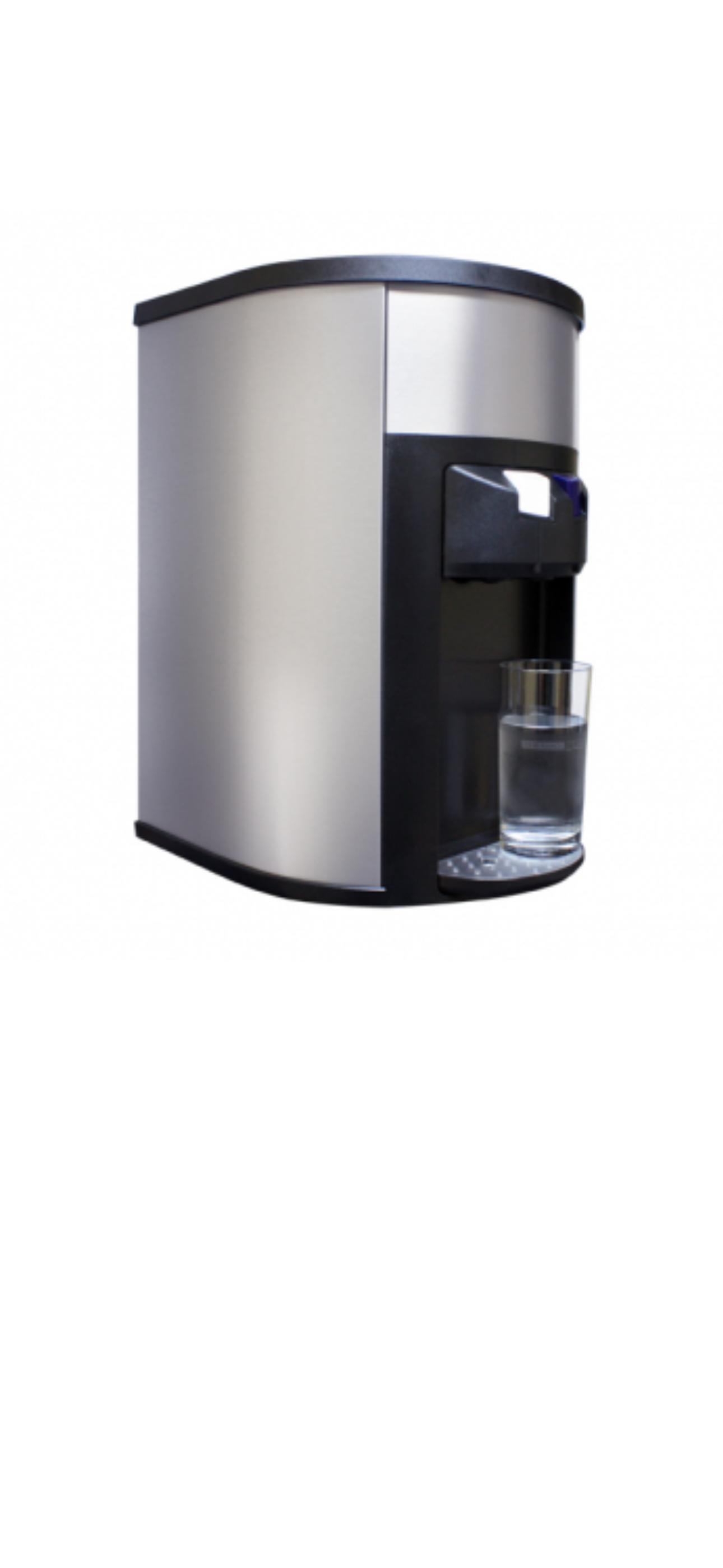 Refroidisseur d’eau de comptoir Degrée en acier inoxydable.