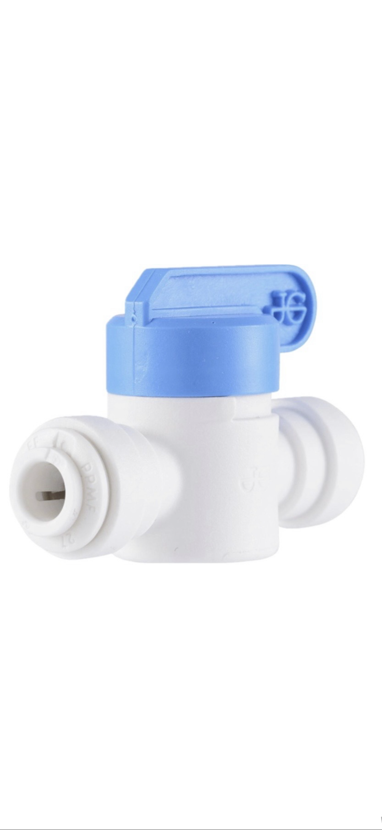 Valve d’arrêt en ligne avec connexion rapide QC 1/4 pour système de filtration d’eau
